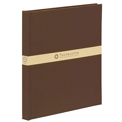 Terracotta【テラコッタ】ナカバヤシ / ブック式フリーアルバム /デミ / ブラウン TER-DB-180-BR