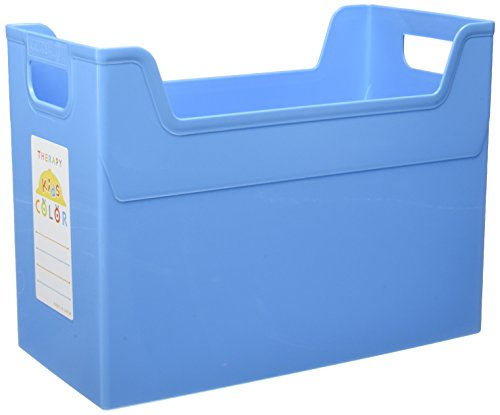 ナカバヤシ セラピーキッズカラー ファイルボックス A4ワイド フボ-TCW4-KB キッズブルー