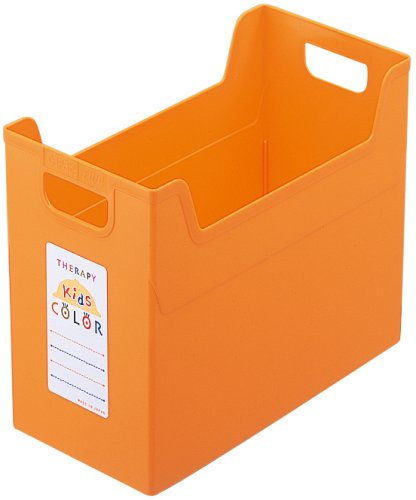 ナカバヤシ セラピーキッズカラー ファイルボックス A4ワイド フボ-TCW4-KO キッズオレンジ