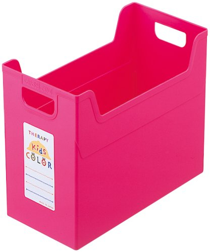 ナカバヤシ セラピーキッズカラー ファイルボックス A4ワイド フボ-TCW4-KP キッズピンク
