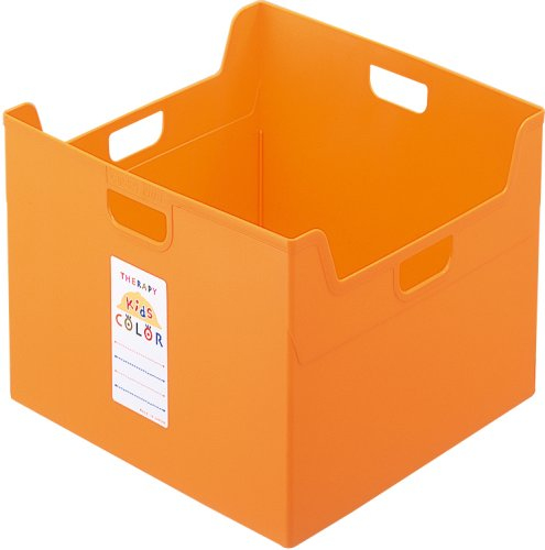 ナカバヤシ セラピーキッズカラー ファイルボックス A4ダブル フボ-TCW5-KO キッズオレンジ