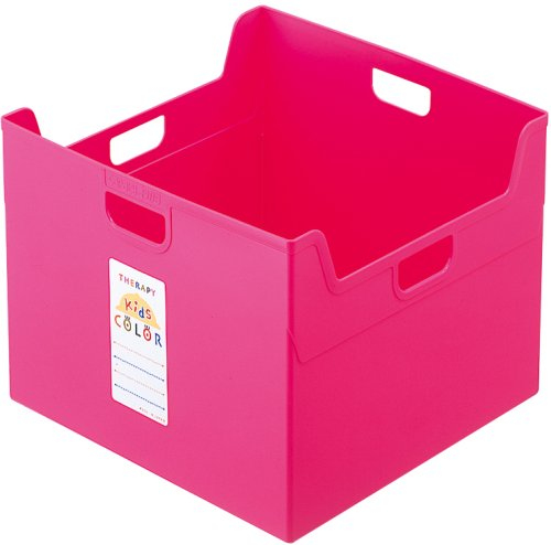 ナカバヤシ セラピーキッズカラー ファイルボックス A4ダブル フボ-TCW5-KP キッズピンク