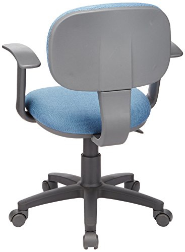 ナカバヤシ OAチェア 肘付タイプ CGN-102B ブルー)