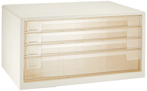 ナカバヤシ アバンテV2 レターケース A3 浅3段・深1段 A3-44 シロ