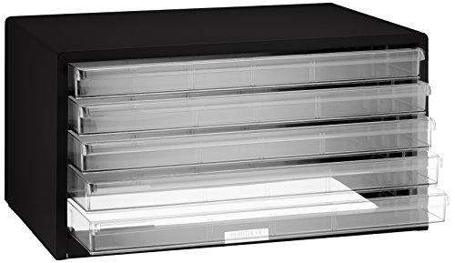 ナカバヤシ アバンテV2 レターケース A3 浅5段 A3L-55 クロ