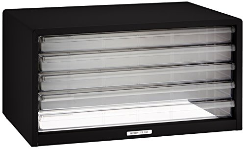 ナカバヤシ アバンテV2 レターケース A3 浅5段 A3L-55 クロ