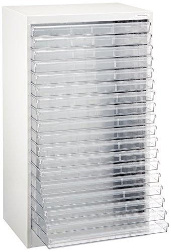 ナカバヤシ アバンテV2 フロアケース A3 浅18段 A3F-18 シロ