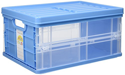 ナカバヤシ セラピーキッズカラー 折りたたみコンテナミニフタ付 CFC-TC301KB キッズブルー