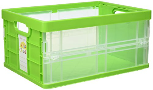 ナカバヤシ セラピーキッズカラー 折りたたみコンテナミニフタ付 CFC-TC301KG キッズグリーン