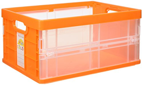 ナカバヤシ セラピーキッズカラー 折りたたみコンテナミニフタ付 CFC-TC301KO キッズオレンジ