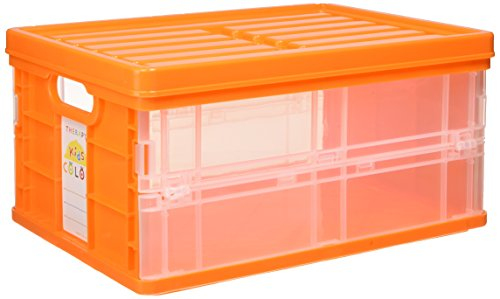 ナカバヤシ セラピーキッズカラー 折りたたみコンテナミニフタ付 CFC-TC301KO キッズオレンジ