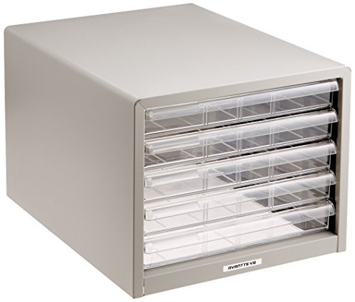 ナカバヤシ アバンテV2 レターケース B4 浅5段 BL-55 ニューグレー