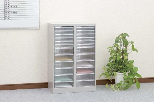 ナカバヤシ アバンテV2 フロアケース A4×2列 AF-H24 ニューグレー