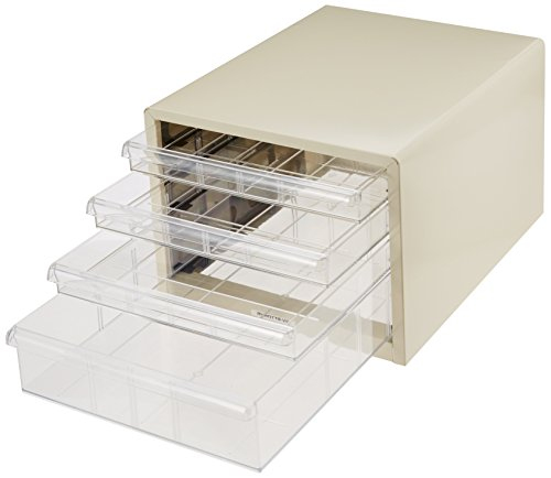 ナカバヤシ アバンテV2 レターケース B4 浅3・深1段 BL-44 シロ