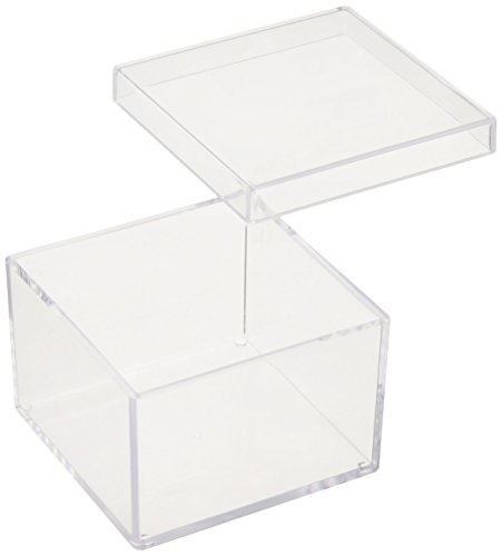 ナカバヤシ キャパティ ソリッド スクエア/フタ付タイプ CSD-BK3 クリア