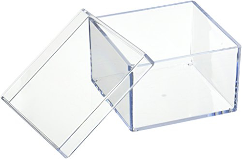 ナカバヤシ キャパティ ソリッド スクエア/フタ付タイプ CSD-BK4 クリア