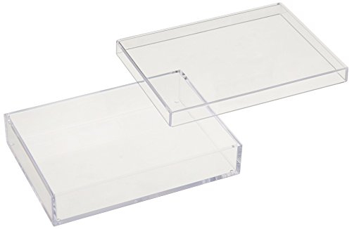 ナカバヤシ キャパティ ソリッド Lスクエア/フタ付タイプ CSD-BR3A クリア