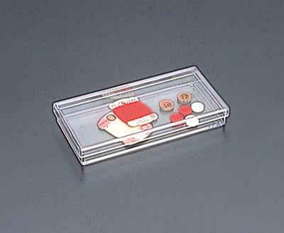 ナカバヤシ キャパティ ソリッド スクエア/フタ付タイプ CSD-BR4A クリア