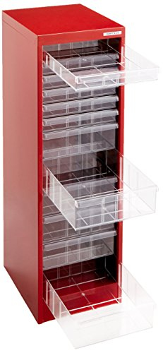 ナカバヤシ アバンテV2 フロアケース A4 浅6深6段 AF-H12 レッド