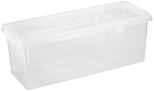 ナカバヤシ かたづけベスト キャパティコンテナ CD&DVD CDC-101-CRN クリア