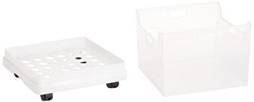 ナカバヤシ かたづけベスト キャパティEベースクリア×ホワイト CEB-W5-W