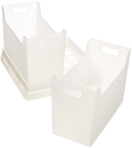 ナカバヤシ かたづけベスト キャパティEベースクリア×ホワイト CEB-W4-W