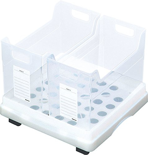 ナカバヤシ かたづけベスト キャパティEベースクリア×ホワイト CEB-W4-W