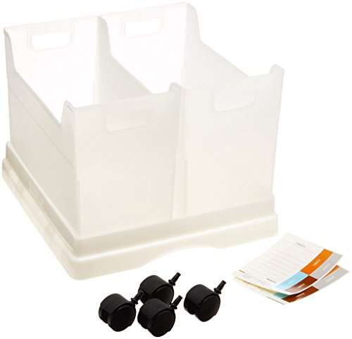 ナカバヤシ かたづけベスト キャパティEベースクリア×ホワイト CEB-W4-W