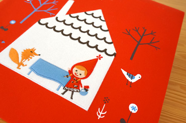 ＼アルバムづくり応援キャンペーン中!／ 【★刺繍名入れ代込】【ナカバヤシ ネットオリジナル】フエルアルバム シンジカトウ 赤ずきん YJ-LB-09