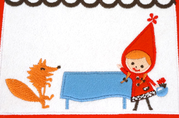 ＼アルバムづくり応援キャンペーン中!／ 【★刺繍名入れ代込】【ナカバヤシ ネットオリジナル】フエルアルバム シンジカトウ 赤ずきん YJ-LB-09