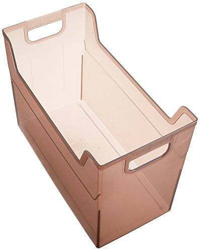 ナカバヤシ かたづけベスト キャパティEW4 ファイルボックス FB-EW4-CSN クリアブラウン