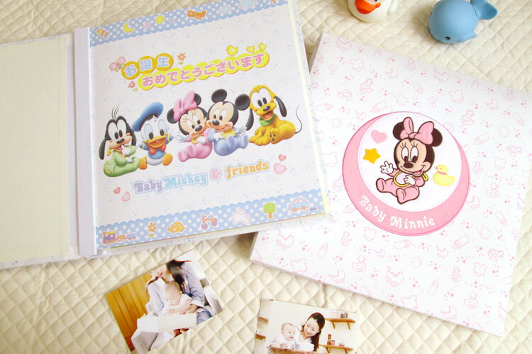 ナカバヤシ ディズニーベビーフエルアルバム ベビーミッキー&フレンズ L ア-LB-617-1ミッキー