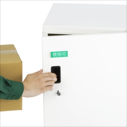 ナカバヤシ 宅配ボックス 1枚扉 アイボリー STB-201-IV