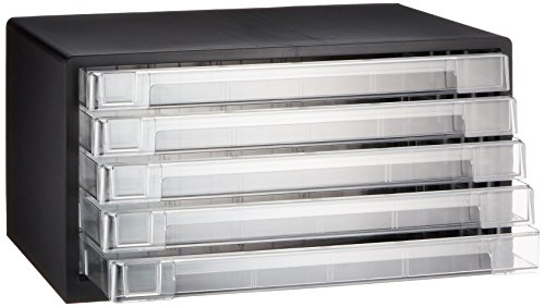 ナカバヤシ アバンテV2 レターケース A3 浅5段 A3-55 クロ