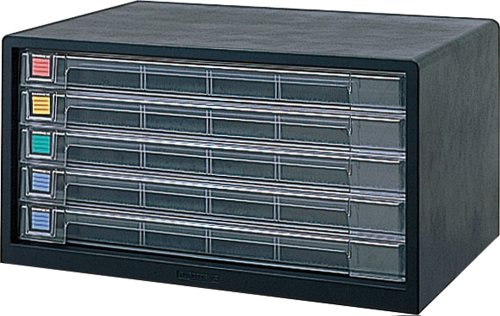 ナカバヤシ アバンテV2 レターケース A3 浅5段 A3-55 クロ