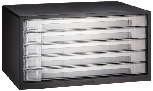 ナカバヤシ アバンテV2 レターケース A3 浅5段 A3-55 クロ