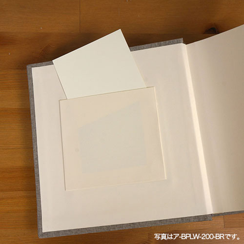 ナカバヤシ 背丸ブック式布クロスアルバム/L判2段/200枚収納/グリーン ア-BPLW-200-GR