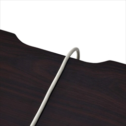 ナカバヤシ スマートワークデスク W1000 ダーク木目 FDB-1060-DM