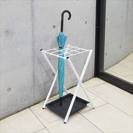 ナカバヤシ 傘立て コンパクトタイプ ホワイト ASD-S9-W