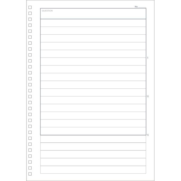 英作文ノート 英検準2級対策用(英作文20段) セミB5 NW-B516EP2