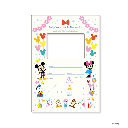ナカバヤシ DISNEY ディズニーキャラクター ベビーポスター ミッキー&フレンズ PTM-1