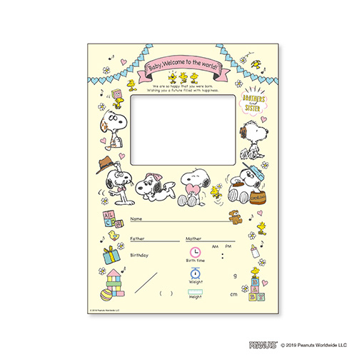 ナカバヤシ PEANUTS ベビーポスター スヌーピー PTM-3