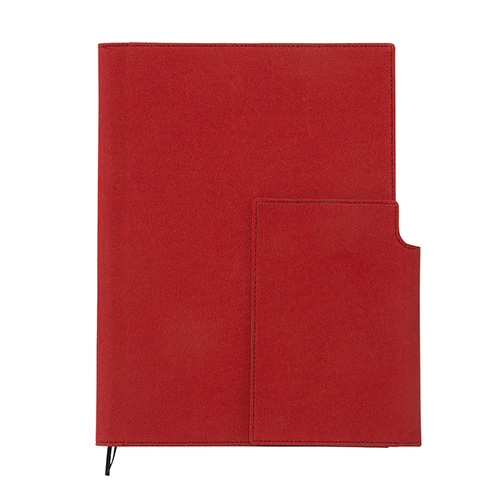 ナカバヤシ my focus(マイフォーカス)/A5ノートカバーポリキャンバスモデル/レッド MY-PB-A507R