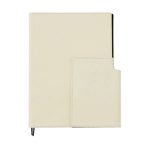 ナカバヤシ my focus(マイフォーカス)/B5ノートカバーポリキャンバスモデル/ベージュ MY-PB-B507BG
