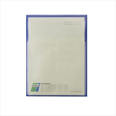 ナカバヤシ ワイドクリップボード シングルタイプ ブルー QB-WA4E-BL