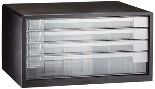 ナカバヤシ アバンテV2 レターケース A3 浅3段・深1段 A3-44 クロ