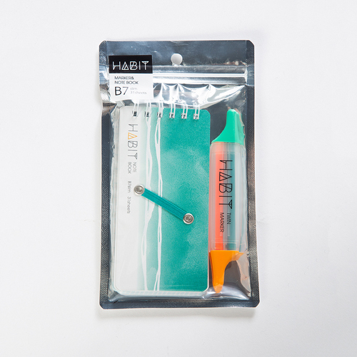 ナカバヤシ HABIT(ハビット) マーカー&ノート/B7slim NW-SB702-1 ミント