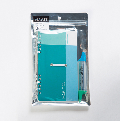 ナカバヤシ HABIT(ハビット) マーカー&ノート/B6slim NW-SB601-1 ミント
