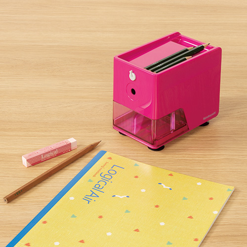 ナカバヤシ 電動鉛筆削り スリムトレータイプ DPS-601KB ブルー