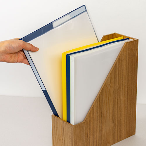 ナカバヤシ マトメルホルダー・トップインデックス・3枚入 A4 CH7032B ブルー